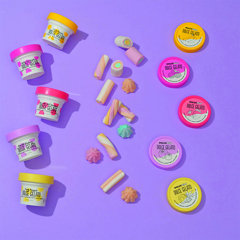 DOLCE MILK Экспресс-маска «Лифтинг-эффект» для лица «Морозный ананас» – фото 3