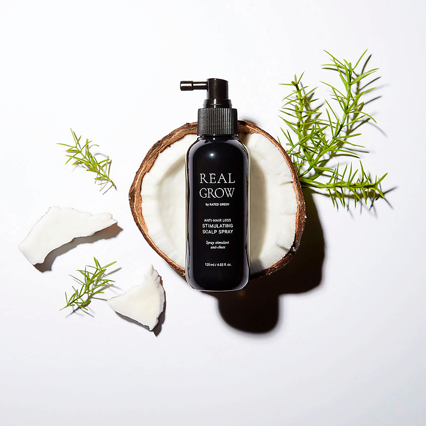 RATED GREEN Спрей против выпадения волос Real Grow Stimulating Scalp Spray – фото 2