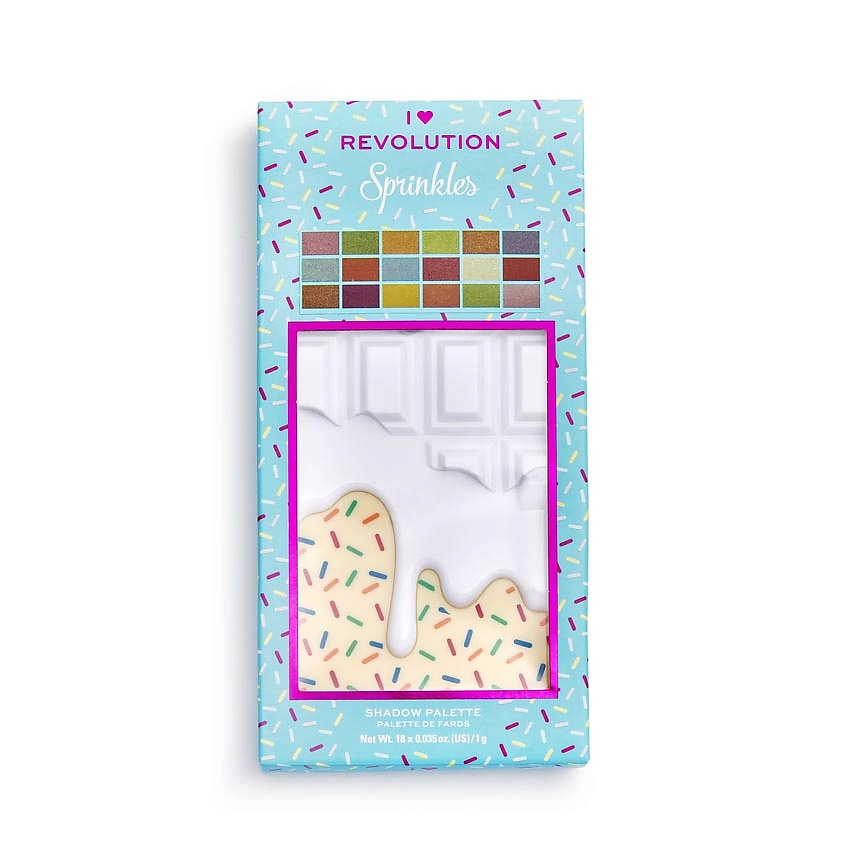 I HEART REVOLUTION Палетка теней для век CHOCOLATE Sprinkles – фото 4