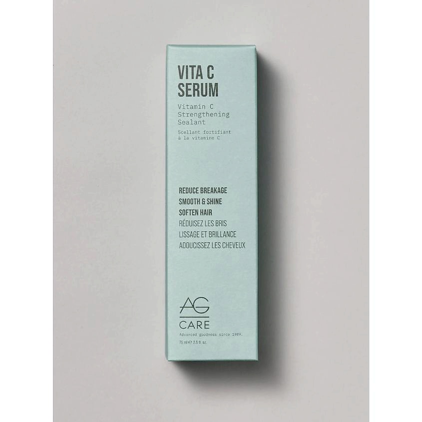AG HAIR COSMETICS Сыворотка для волос укрепляющая с витамином С Vitamin C Serum Strengthening Sealant – фото 4
