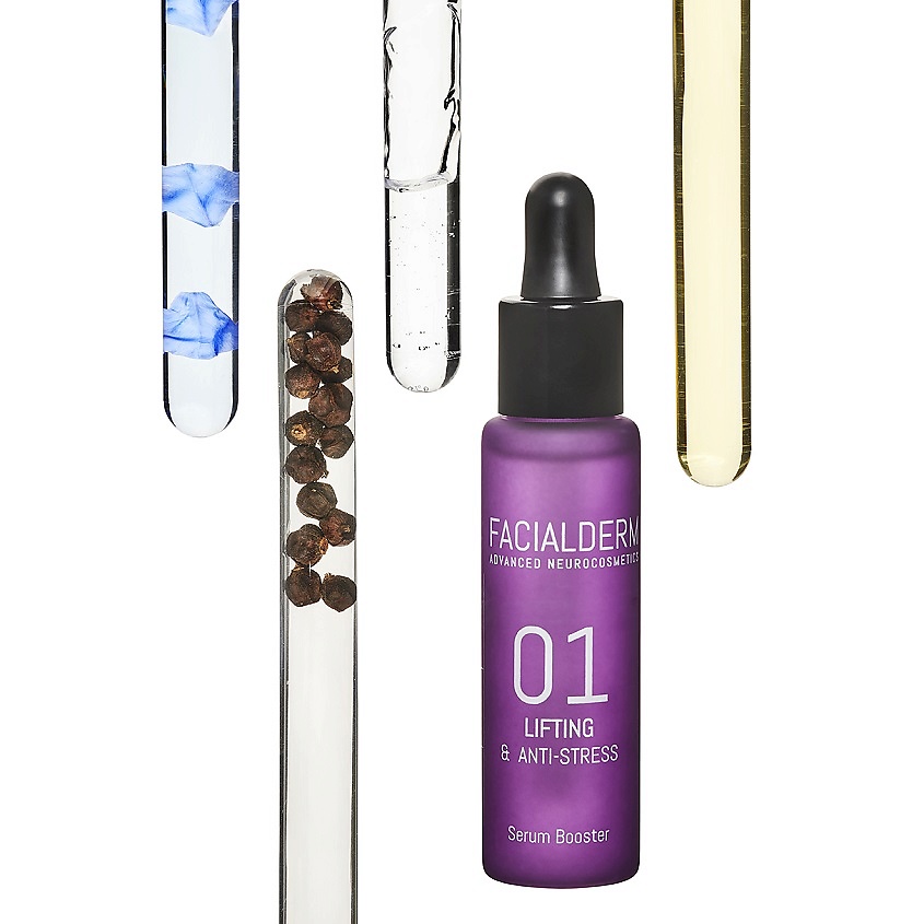 FACIALDERM Сыворотка-бустер для лица подтягивающая, антистресс 01 Lifting & Anti-Stress Serum Booster – фото 3