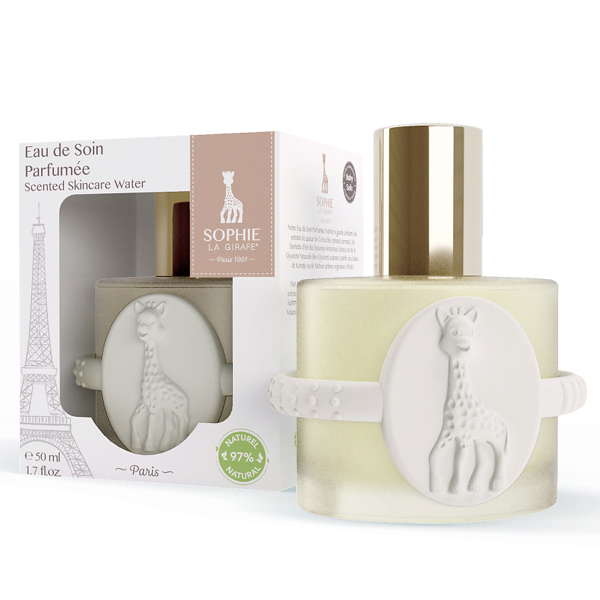 SOPHIE LA GIRAFE Набор Eau De Soin Parfumee c прорезывателем для зубов – фото 4