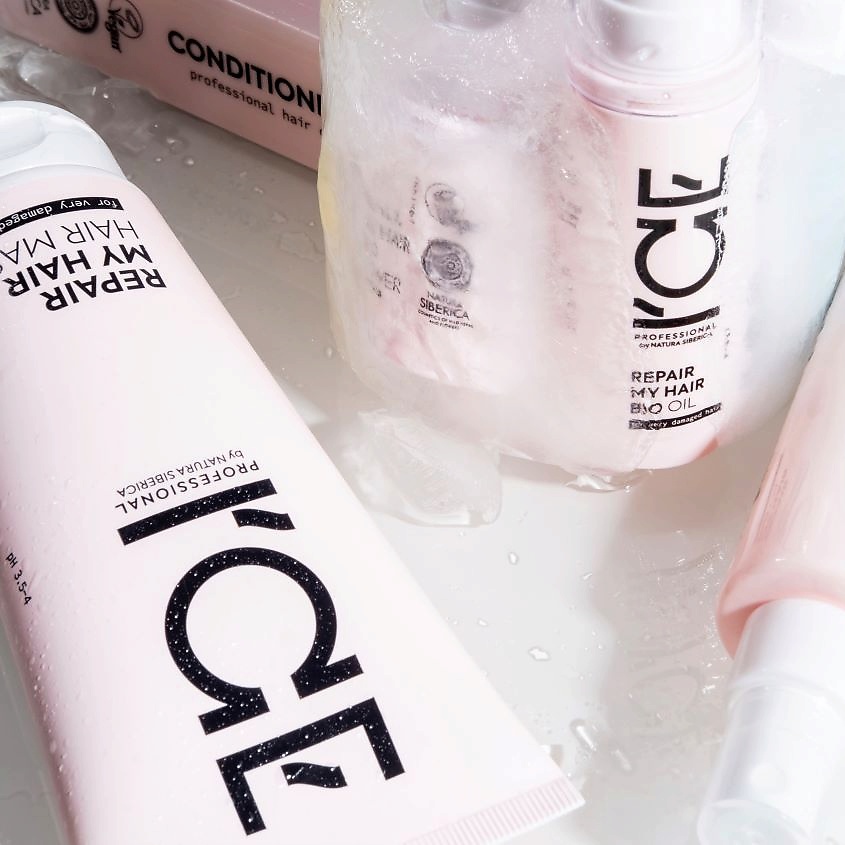 ICE BY NATURA SIBERICA Маска для сильно повреждённых волос Repair My Hair Hair Mask – фото 3