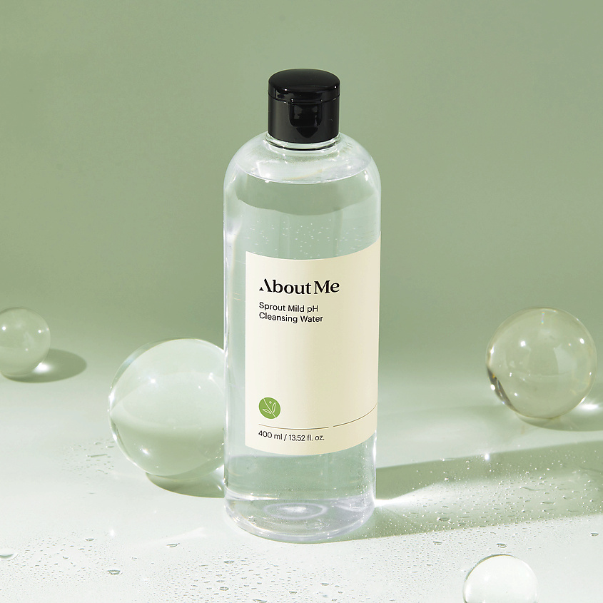 ABOUT ME Вода для лица очищающая с низким уровнем pH Sprout Mild pH Cleansing Water – фото 6