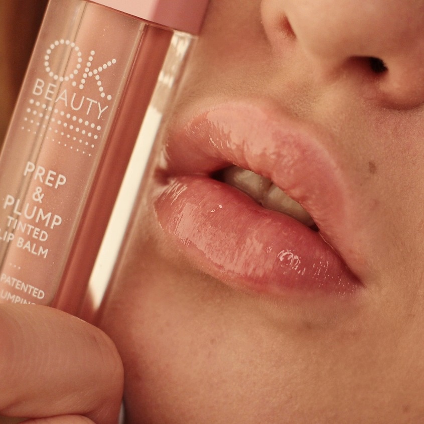 OK BEAUTY Увлажняющий бальзам для увеличения объема губ PREP & PLUMP Tinted Lip Balm – фото 2