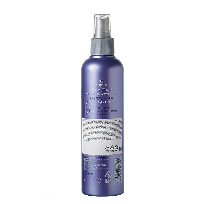 CONFUME Жидкий текстурирующий лак для волос Superhard Water Spray – фото 3