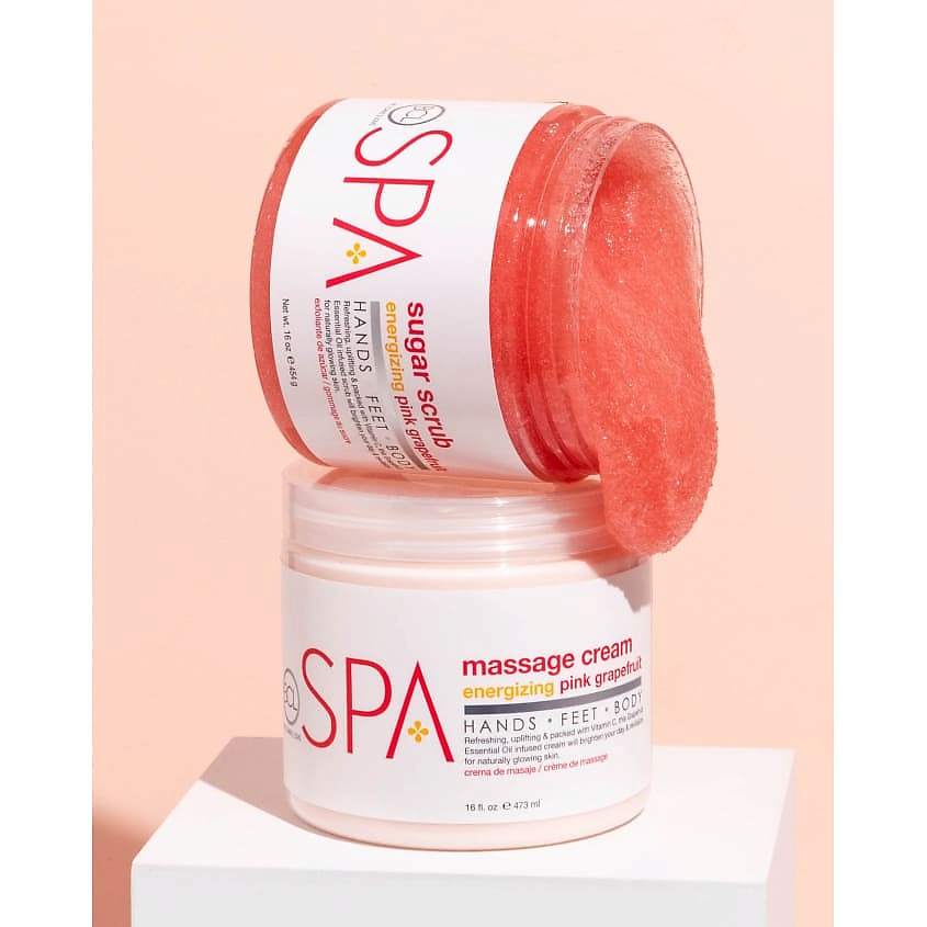BE CARE LOVE Крем для рук, ног и тела массажный "Розовый грейпфрут" SPA – фото 2