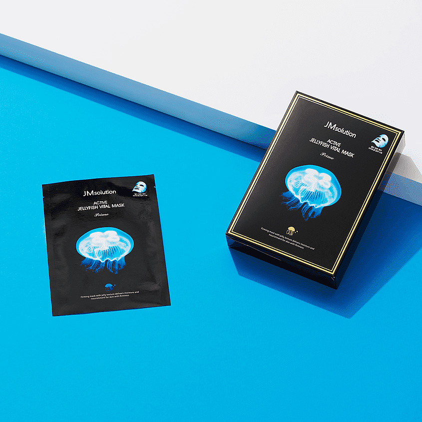 JM SOLUTION Маска для лица с муцином медузы Prime Active Jellyfish Vital Mask – фото 2