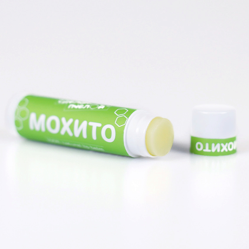 СДЕЛАНОПЧЕЛОЙ Бальзам для губ с пчелиным воском Мохито – фото 2