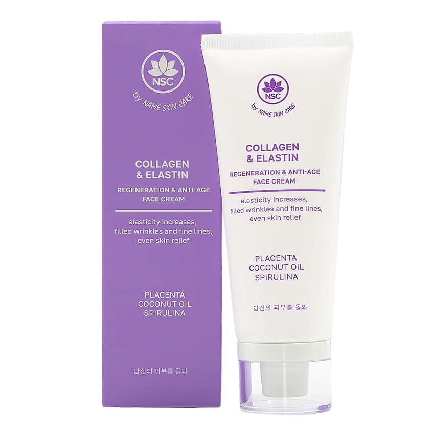 NAME SKIN CARE Крем для лица антивозрастной с коллагеном Collagen & Elastin – фото 2
