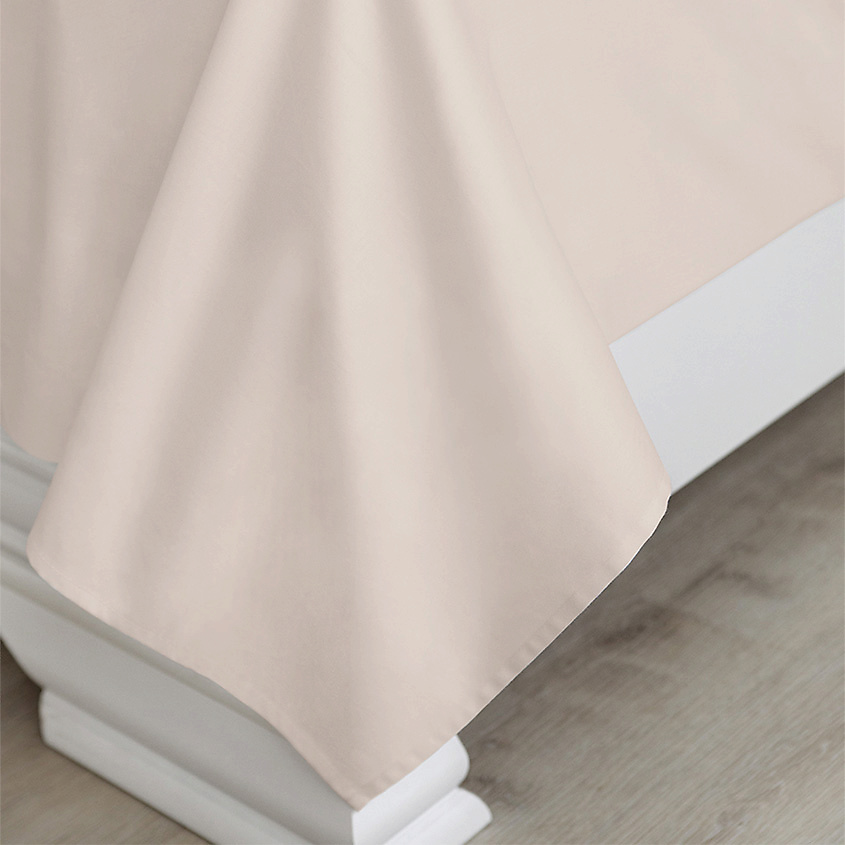 SOFT SILVER Антибактериальная простыня Antibacterial bedsheet, 180х215 см. Цвет: «Песчаный берег» (бежевый) – фото 6