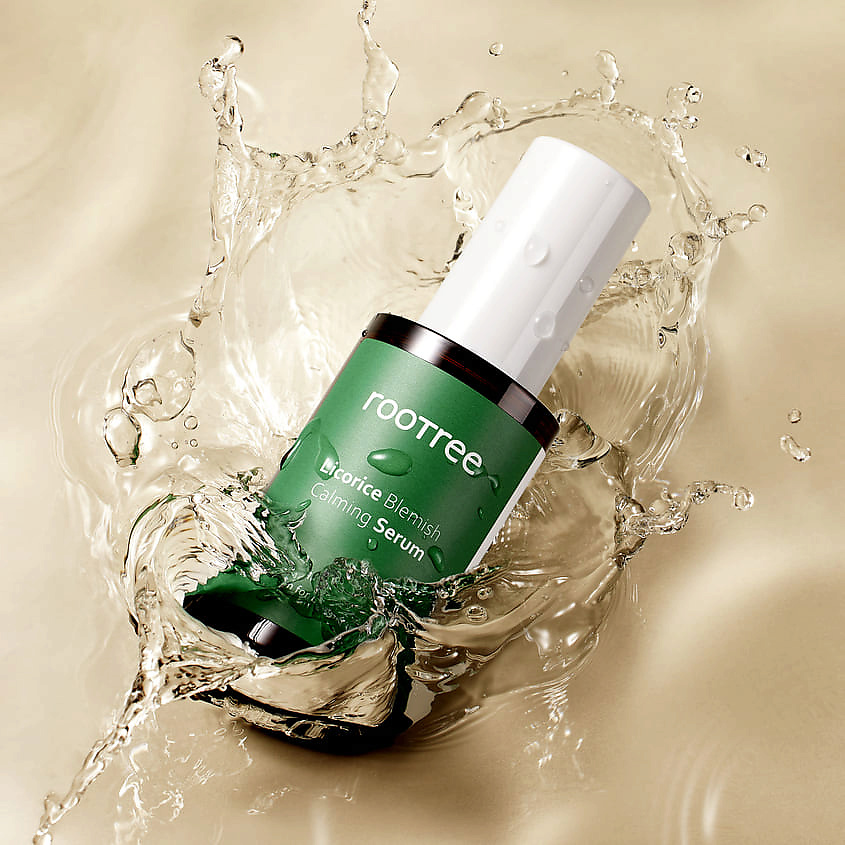 ROOTREE Сыворотка для лица против несовершенств кожи успокаивающая Licorice Blemish Calming Serum – фото 3