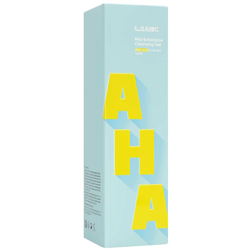 LSANIC Гель для умывания мягкий отшелушивающий с AHA-кислотами – фото 3