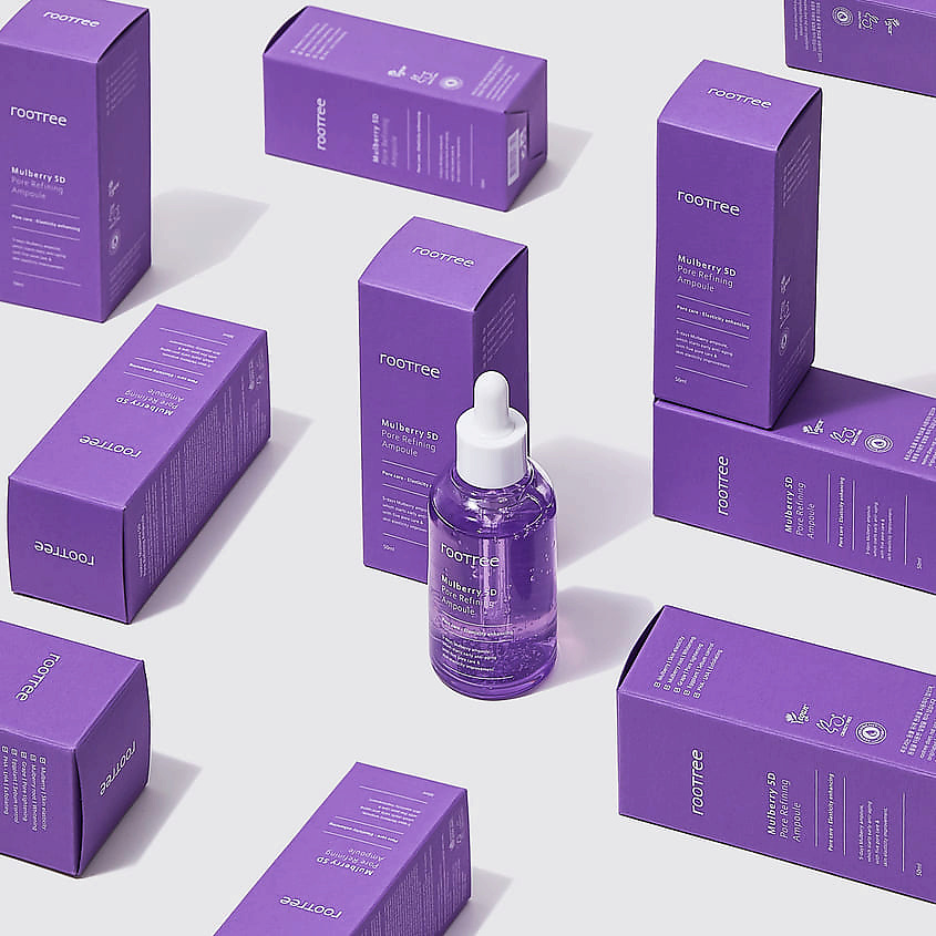 ROOTREE Сыворотка для лица сужающая поры Pore Refining Ampoule – фото 4