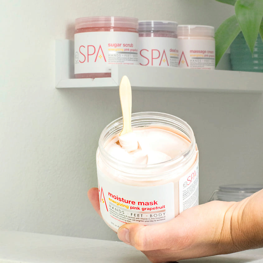 BE CARE LOVE Маска для рук, ног и тела увлажняющая "Розовый грейпфрут" SPA – фото 3