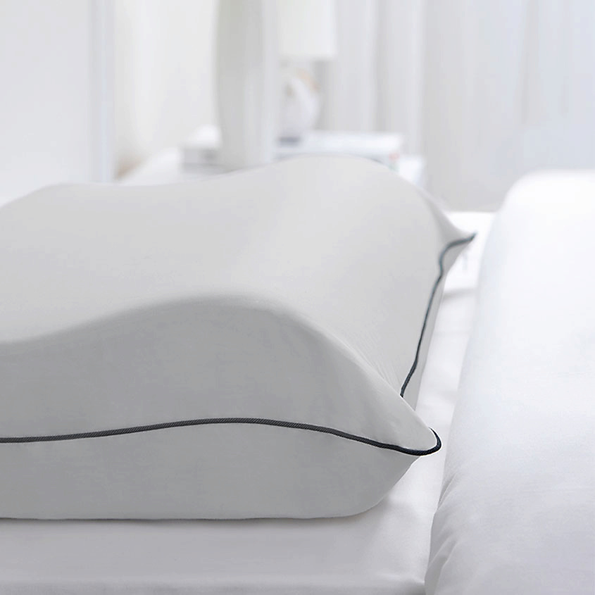 SOFT SILVER Антибактериальная наволочка для анатомической подушки Antibacterial Beauty Pillowcase 48х68 см. Цвет: «Благородное серебро» (серый) – фото 4