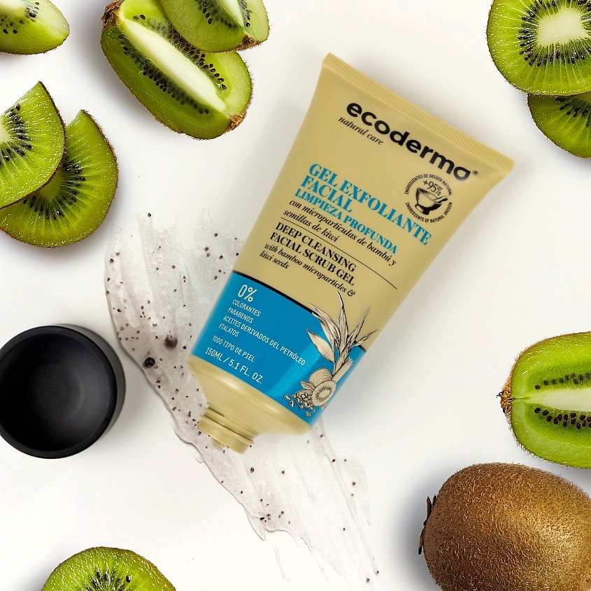 ECODERMA Гель для лица отшелушивающий и глубоко очищающий Deep Cleansing Facial Scrub – фото 2