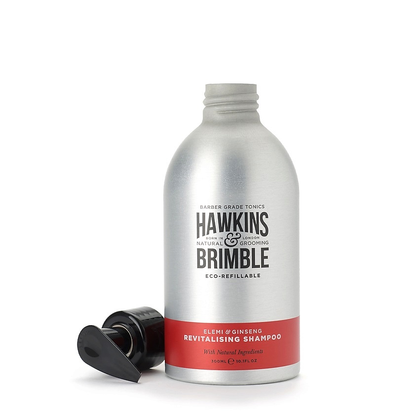 HAWKINS & BRIMBLE Шампунь для волос восстанавливающий в многоразовом флаконе Elemi & Ginseng Revitalising Shampoo – фото 2