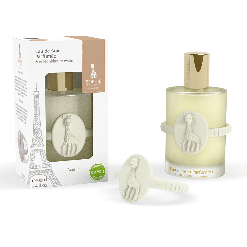 SOPHIE LA GIRAFE Набор Eau De Soin Parfumee c прорезывателем для зубов – фото 2