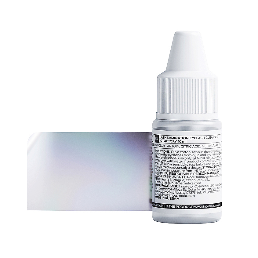 IC FACTORY Средство для очищения ресниц EYELASH CLEANSER – фото 3