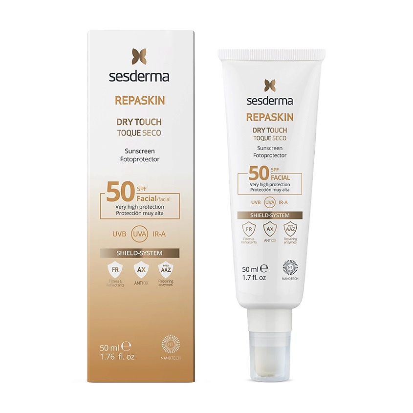 SESDERMA Средство солнцезащитное SPF 50 REPASKIN DRY TOUCH – фото 3
