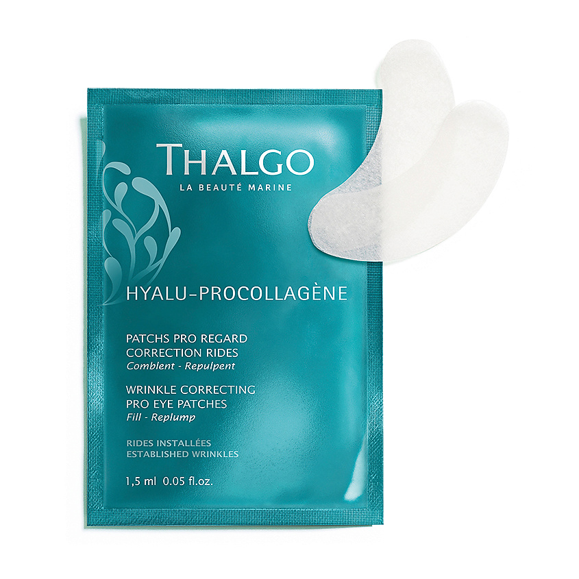 THALGO Патчи для кожи вокруг глаз разглаживающие морщины Hyalu-Procollagene Wrinkle Correcting Pro Eye Patches – фото 3