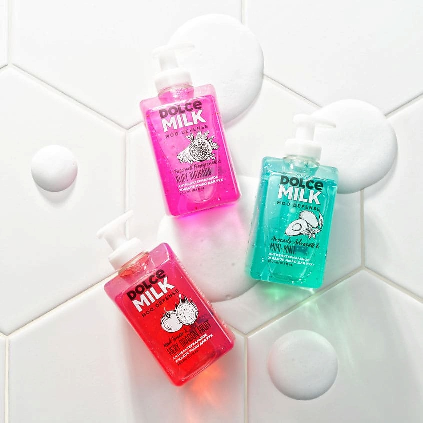 DOLCE MILK Антибактериальное жидкое мыло для рук «Имбирь-богатырь & Бергамот Джекпот» – фото 2