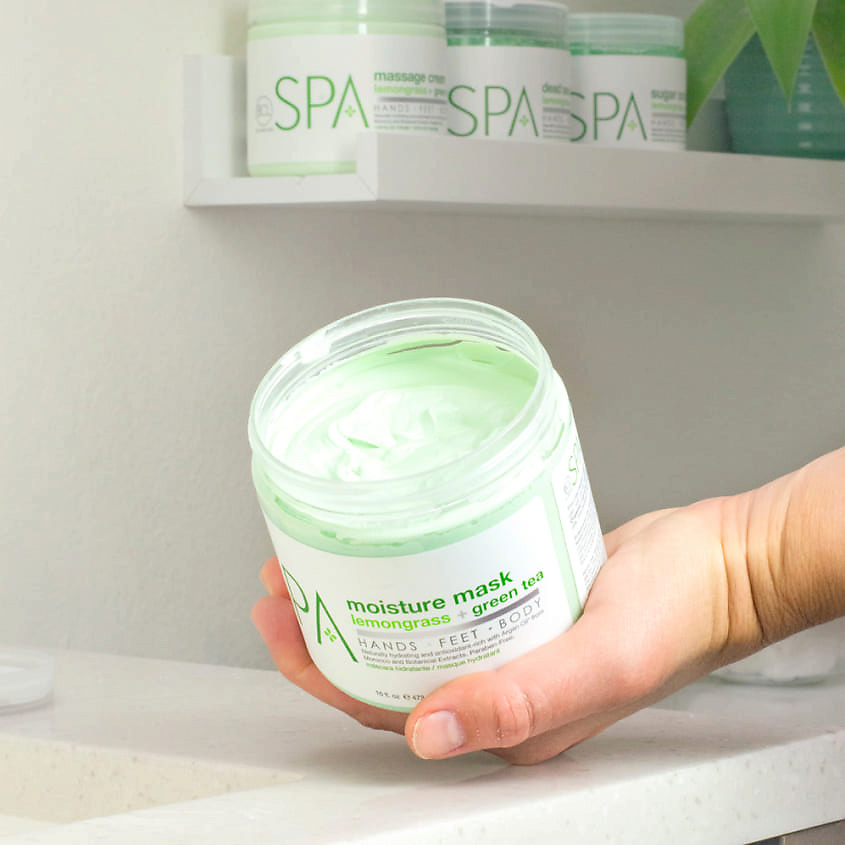 BE CARE LOVE Маска для рук, ног и тела увлажняющая "Лемонграсс и Зеленый чай" SPA – фото 3