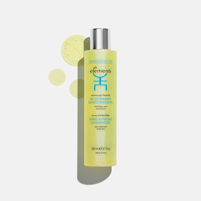 GLI ELEMENTI Гель для лица очищающий Dermo-Purifying Cleansing Gel – фото 4