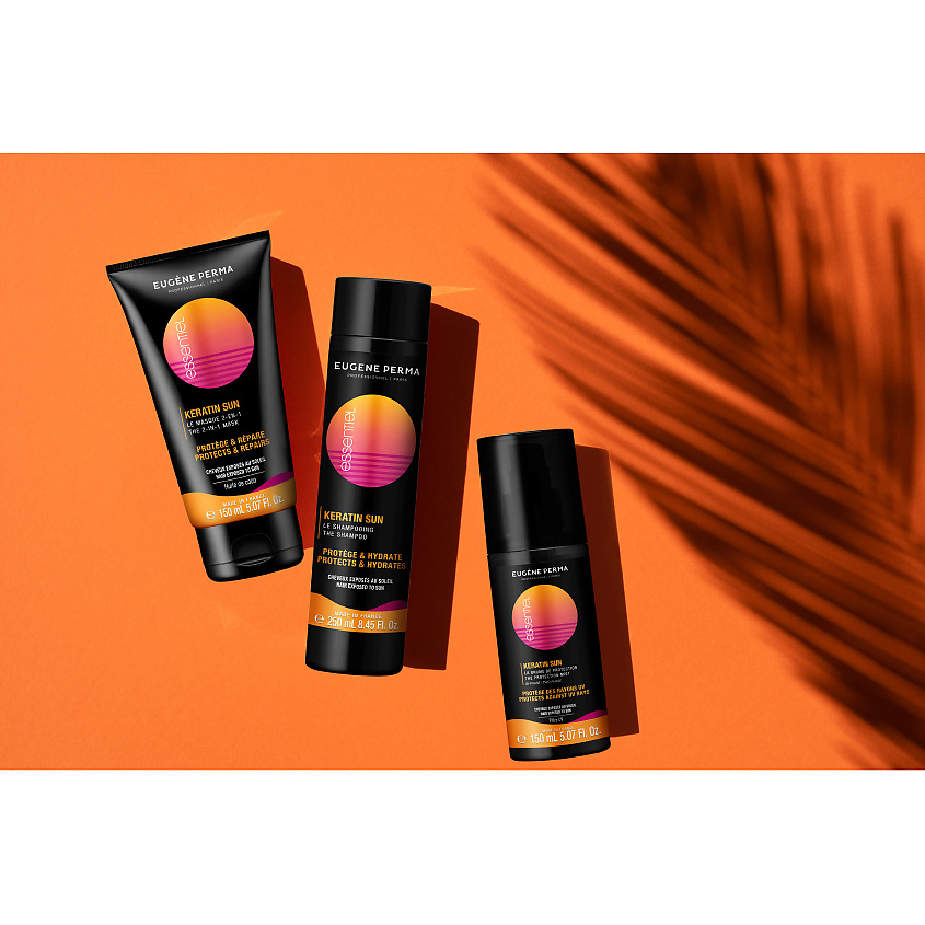 ESSENTIEL Шампунь для волос с кератином после пребывания на солнце Keratin Sun – фото 3
