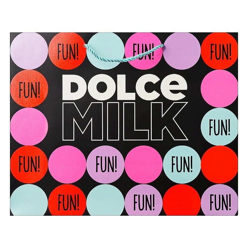 DOLCE MILK Пакет 25 "Горошки" розово-голубой – фото 2