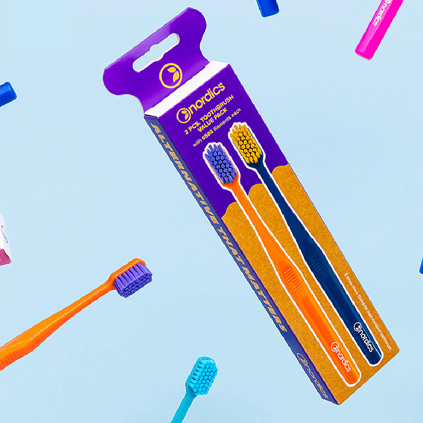 NORDICS Набор зубных щеток Toothbrush Value – фото 3