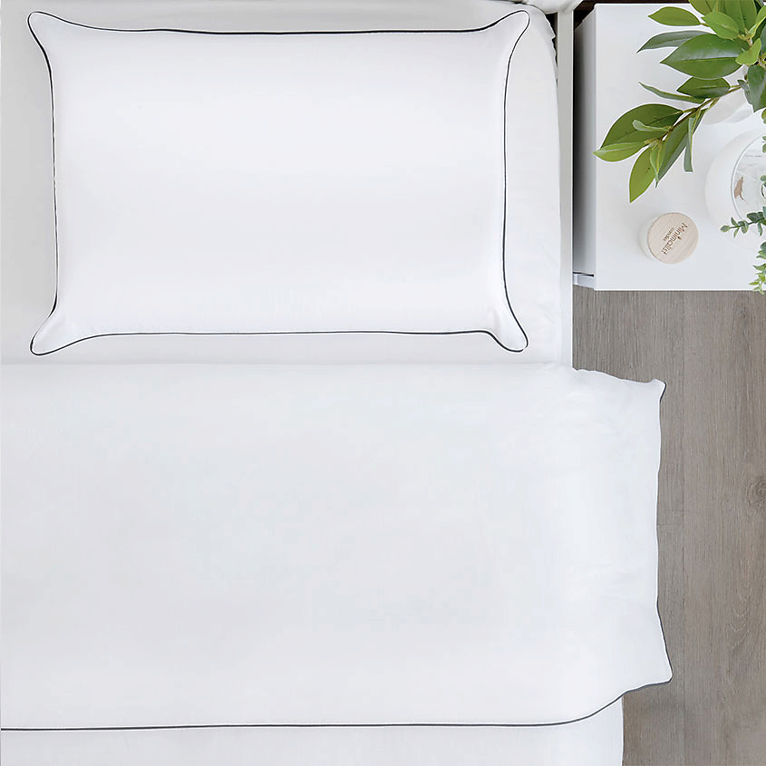 SOFT SILVER Антибактериальная наволочка для анатомической подушки Antibacterial Beauty Pillowcase 48х68 см. Цвет: «Альпийский снег» (белый) – фото 4