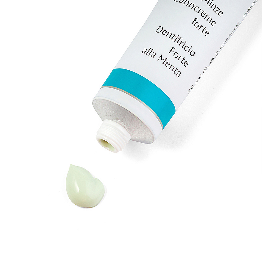 DR. HAUSCHKA Паста зубная для укрепления зубов Мята Minzen Zahncreme forte – фото 6