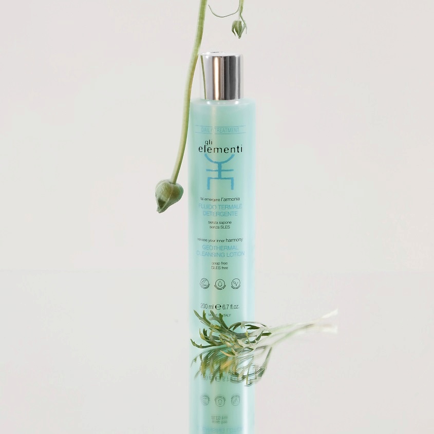 GLI ELEMENTI Лосьон для лица очищающий геотермальный Geothermal Cleansing Lotion – фото 3