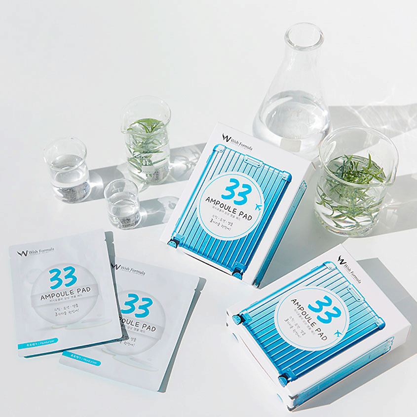 WISH FORMULA Спонж-пилинг для лица Ampoule Pad Ampoule Pad – фото 2