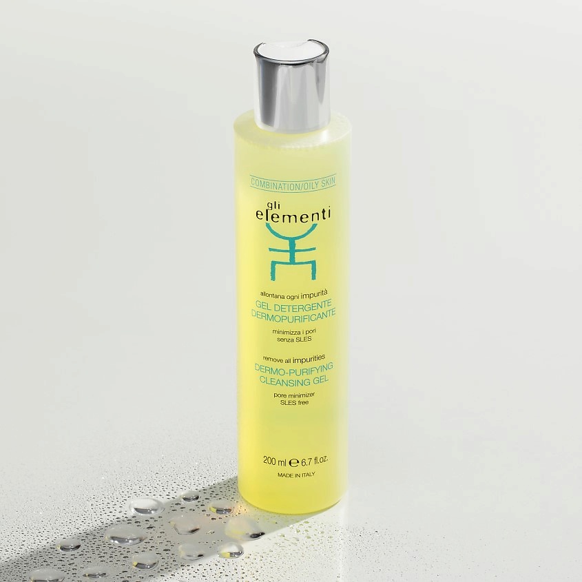 GLI ELEMENTI Гель для лица очищающий Dermo-Purifying Cleansing Gel – фото 5