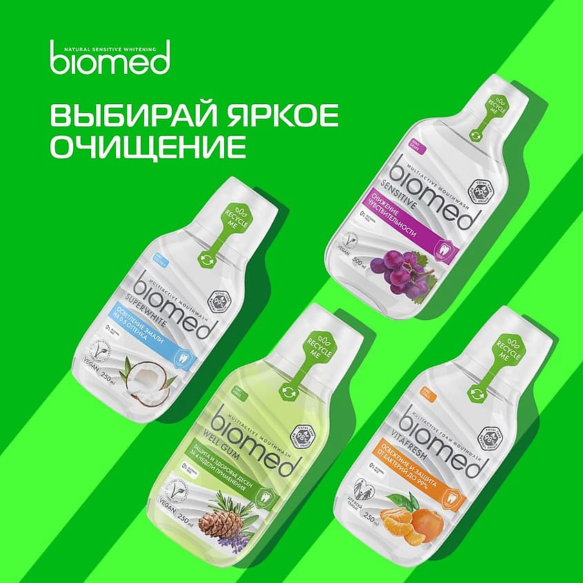 BIOMED Комплексный натуральный ополаскиватель для полости рта "Цитрус Фреш" – фото 7