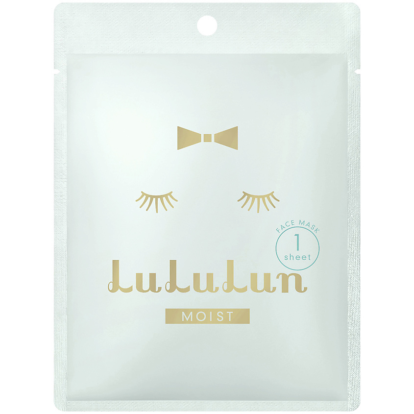 LULULUN Маска глубокое увлажнение обезвоженной кожи FACE MASK MOIST BLUE – фото 7