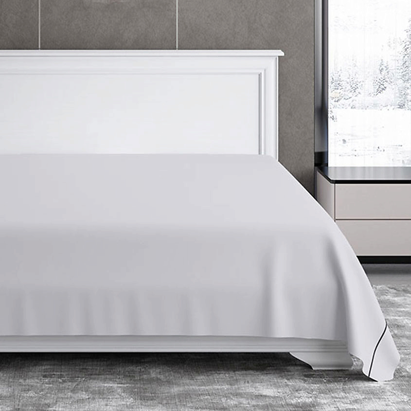 SOFT SILVER Антибактериальная простыня Antibacterial Bedsheet King Size, 260х270 см. Цвет: «Благородное серебро» (серый – фото 6