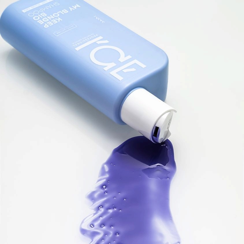 ICE BY NATURA SIBERICA Шампунь для светлых волос тонирующий Keep My Blonde Bio Shampoo – фото 4