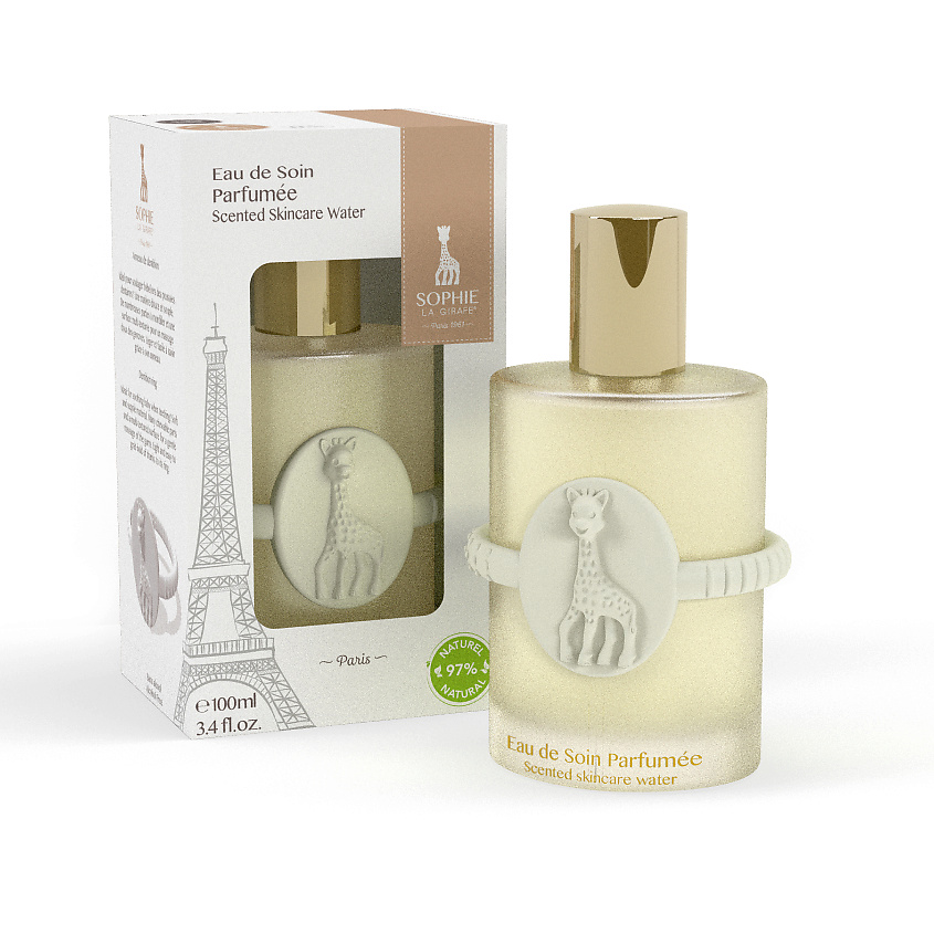 SOPHIE LA GIRAFE Набор Eau De Soin Parfumee c прорезывателем для зубов – фото 4