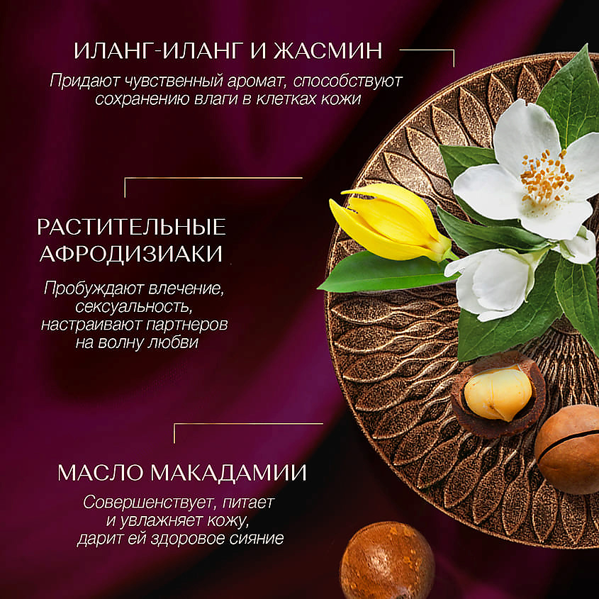 ZEITUN Молочко для тела сияющее с жасмином и натуральным афродизиаками Sense of Seduction – фото 2
