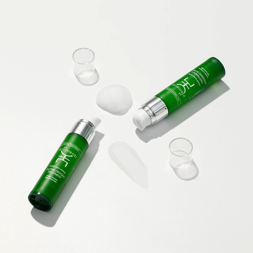 GLI ELEMENTI Гель для лица обогащенный кислородом Active Oxygen Treatment – фото 3