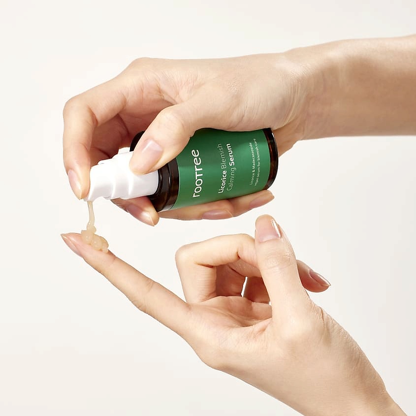 ROOTREE Сыворотка для лица против несовершенств кожи успокаивающая Licorice Blemish Calming Serum – фото 2