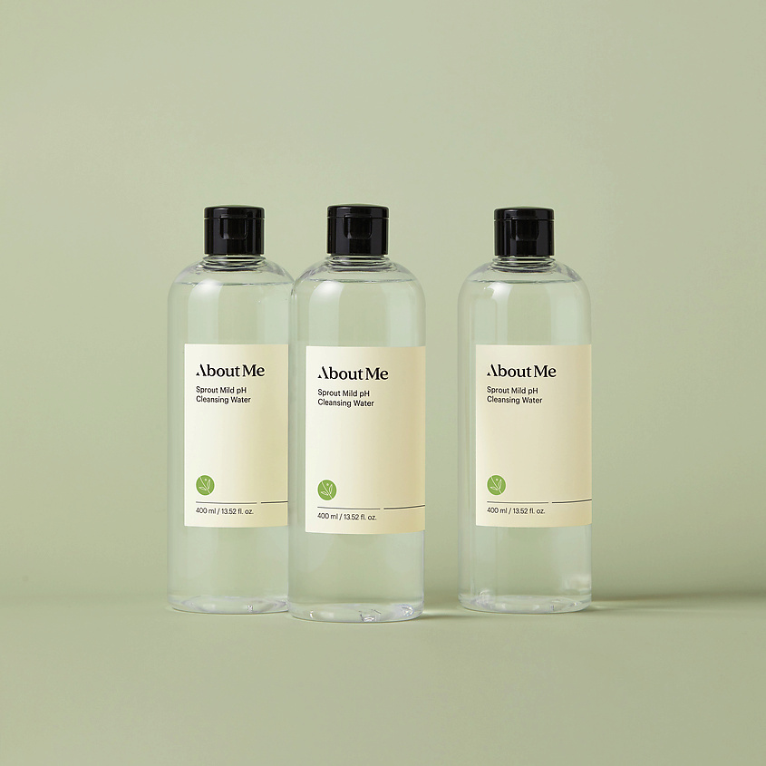 ABOUT ME Вода для лица очищающая с низким уровнем pH Sprout Mild pH Cleansing Water – фото 5