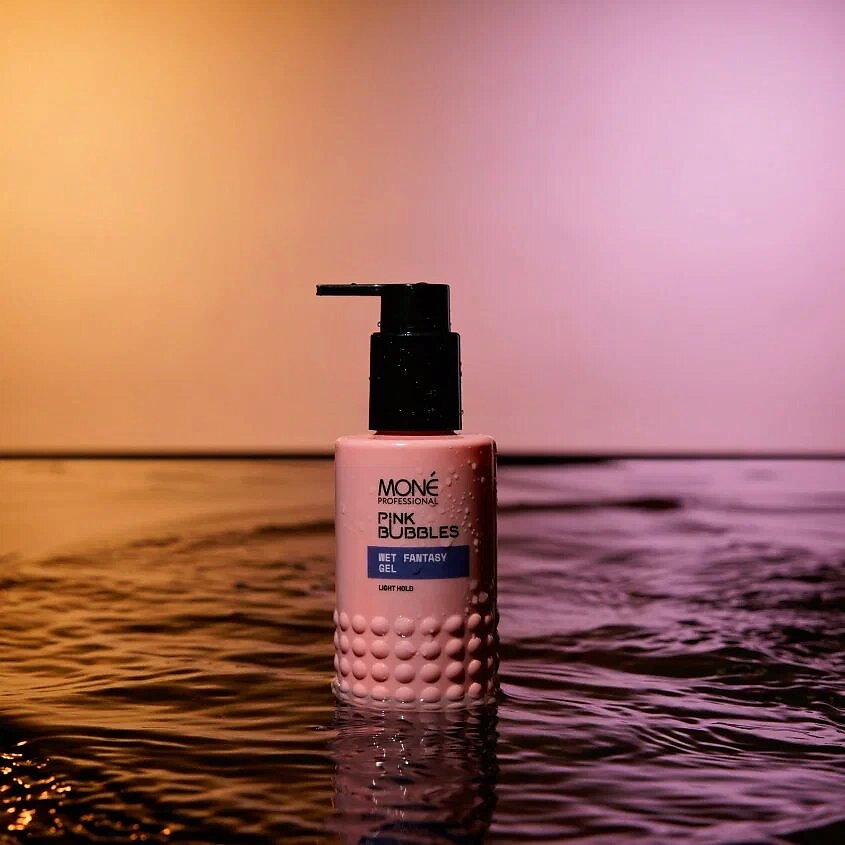 MONE PROFESSIONAL Гель для ухода за волосами Pink Bubbles – фото 4