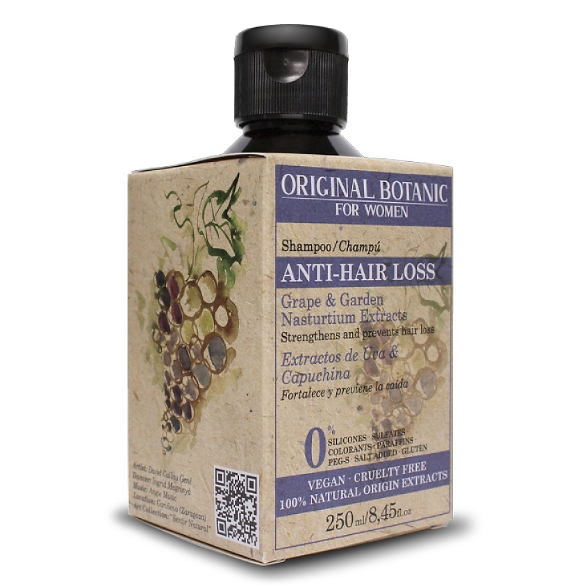 ORIGINAL BOTANIC Шампунь для волос против выпадения для женщин Anti-Hair Loss Shampoo – фото 2