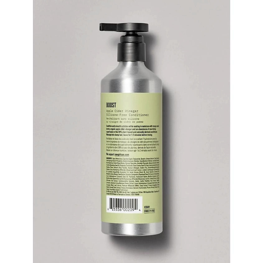 AG HAIR COSMETICS Кондиционер для волос бессульфатный Boost Apple Cider Vinegar Silicone - Free Conditioner – фото 4