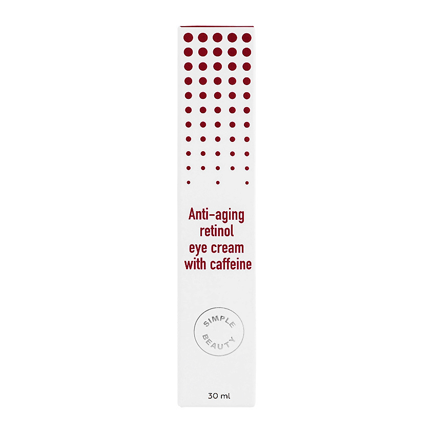 SIMPLE BEAUTY Антивозрастной крем для век с ретинолом и кофеином Anti-aging Retinol Eye Cream – фото 2